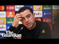 'All of them were against us': Xavi rails against referees and rules out staying at Barça