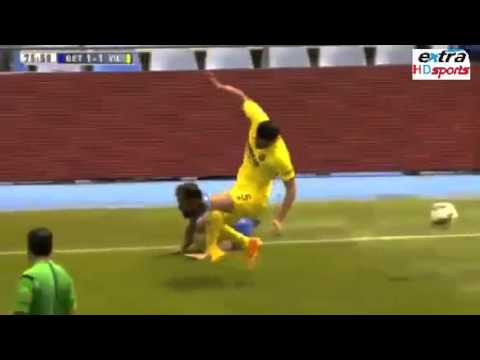 Mateo Musacchio Horror Injury Ankle Was Broken ~ Getafe vs Villarreal 1 1  La Liga 2015 HD