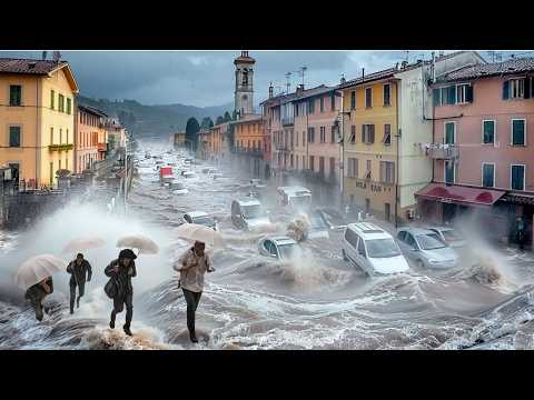 God's punishment crushes Spain! Porto Cristo, Mallorca goes under water!