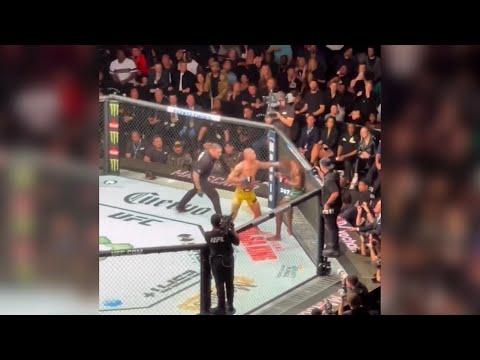 Alex Pereira TKO’s Israel Adesanya at Madison Square Garden (Crowd View)