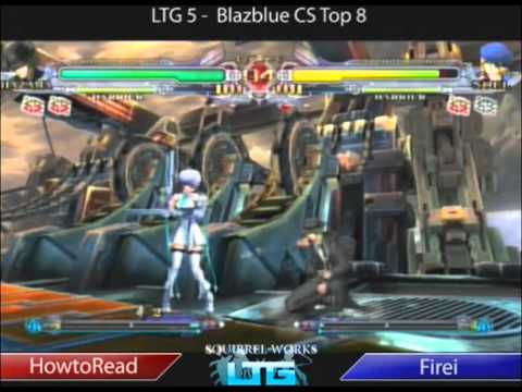 London Training Grounds 5 Blazblue CS Top 8 - HowtoRead (Hazama/Rachel) vs Firei (Noel)