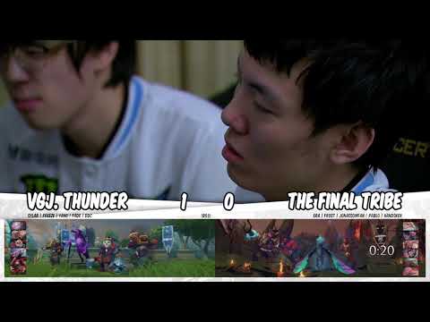 VGJ. Thunder vs The Final Tribe Game 2 | China Dota2 Supermajor Playoffs Day 2