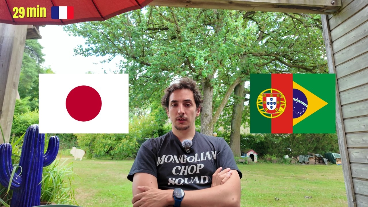 J'apprends le japonais et le portugais
