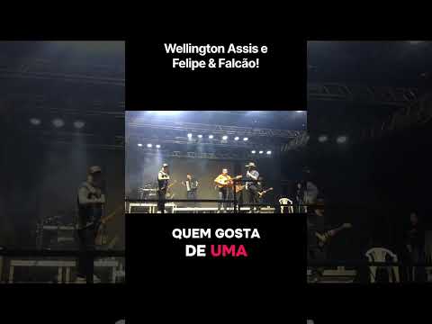 Wellington Assis canta com Felipe & Falcão em Itapagipe MG