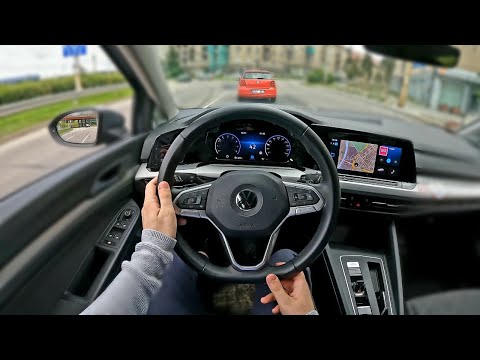 2021 Volkswagen Golf 8 [ Life 1.0 eTSI OPF 110hp DSG-7 ] | POV Test Drive | Fuel consumption info