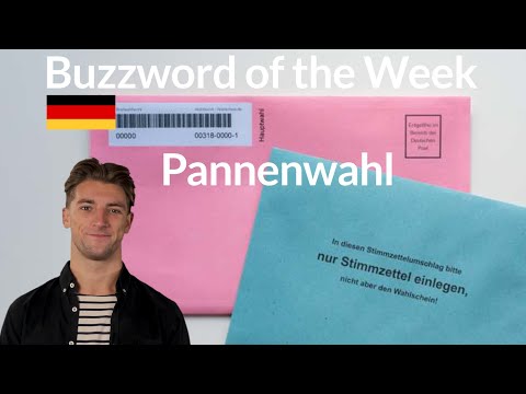 Buzzword of the Week - Deutschland - 19.11.2022 - Pannenwahl