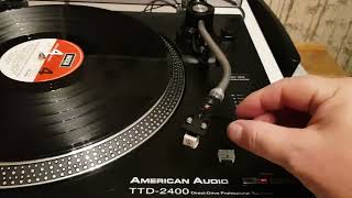 Video thumbnail for AMERICAN AUDIO TTD-2400 by Олег Андрианов