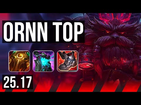ORNN vs DARIUS (TOP) | 8/1/5, Dominating | EUW Master | 25.17