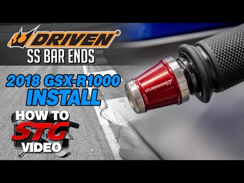 Driven 2018 Suzuki GSX-R1000 SS Bar Ends Install | Sportbiketrackgear.com