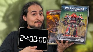 Can I COMPLETE a DEATH GUARD 40k Knight in 24 Hours?