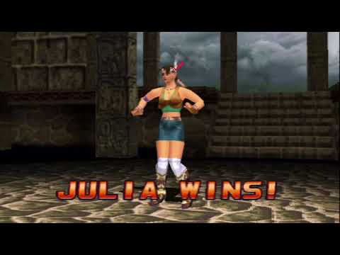 Tekken 3 - Julia Chang (Intros & Win Poses)