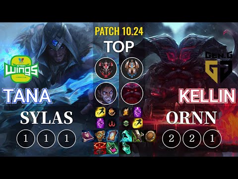 JAG TaNa Sylas vs GEN Kellin Ornn Top - KR Patch 10.24