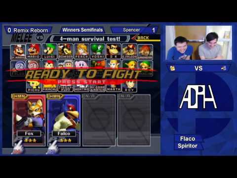 RIT Biweekly #13 - Melee - Winners Semifinals - Remix Reborn vs Spencer
