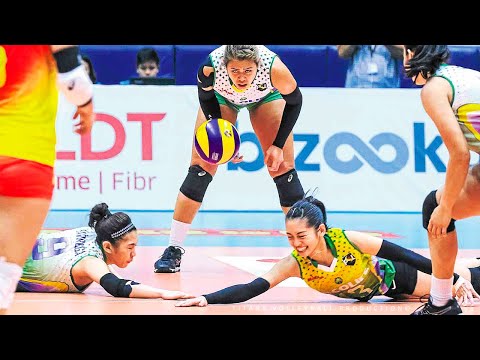 Best Women's Volleyball Actions - Unbelievable Volleyball Long Rally | PSL Manila Team 2016