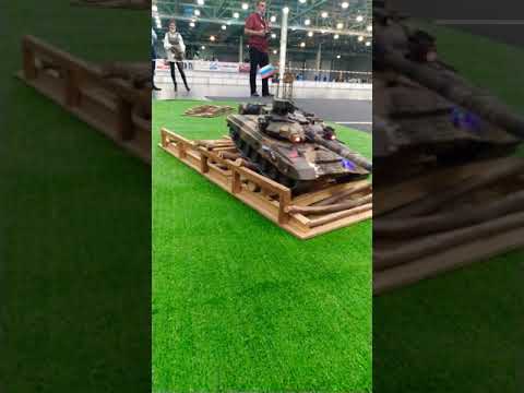 Tanque RC. Heng Long T90 Pro. Moscou Hobby Expo 2021
