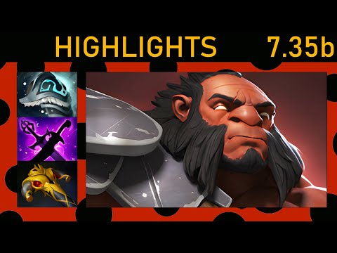 ⭐Axe 15+ Kills! Offlane Highlights 7.35b - Dota 2 Top MMR