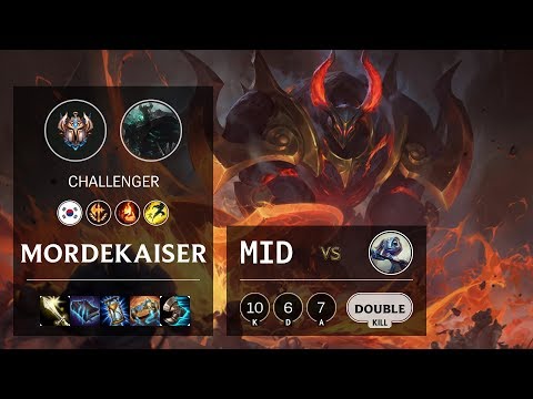 Mordekaiser Mid vs Fizz - KR Challenger Patch 10.5