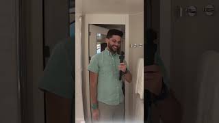 Disney Cruise Has TWO Bathrooms?! #DisneyWish #DisneyCruise #Shorts