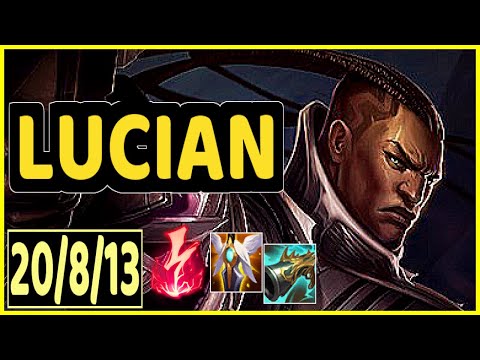 LUCIAN VS ASHE - 20/8/13 KDA ADC GAMEPLAY