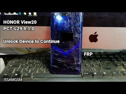 Bypass Google Account HONOR View20 PCT-L29 | PCT-L29 Android 9.1.0 Unlock Device to Continue[