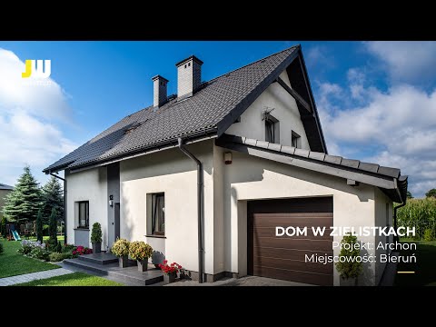 DOM W ZIELISTKACH przykładowa realizacja JW Budownictwo dom według projektu pracowni Archon