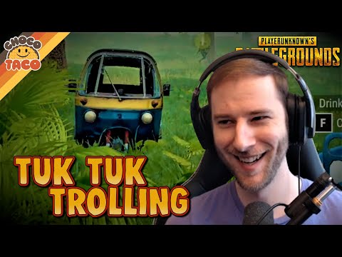 Tuk Tuk Trolling with WackyJacky101 - chocoTaco PUBG Duos Gameplay