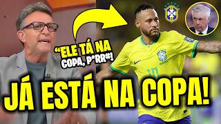 🚨 NEYMAR VAI PRA COPA! NETO MANDOU A REAL SEM FILTRO