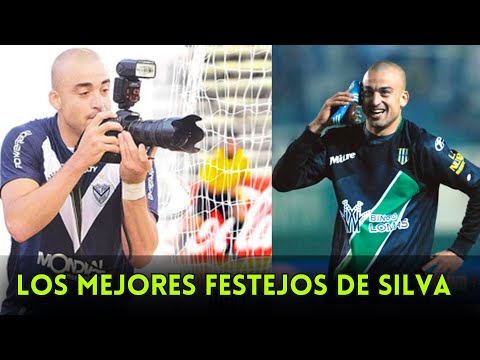 MEJORES FESTEJOS de GOL del PELADO SILVA en el FUTBOL ARGENTINO