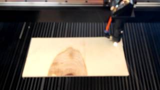 7mm wood board laser cutting , twin head