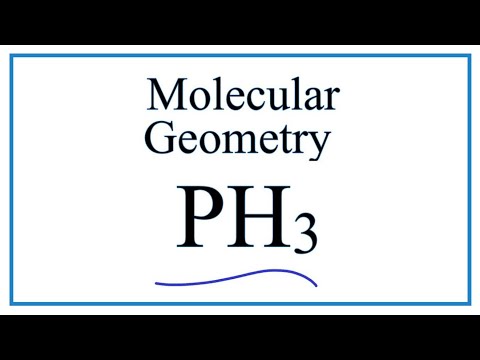 PH3  Molecular Geometry / Shape and Bond Angles  (Note: actual bond angle is 93.5 degrees)