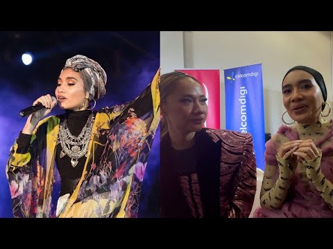 Fokus betul BCL dengar Yuna bercerita... siap sokong datang Indonesia