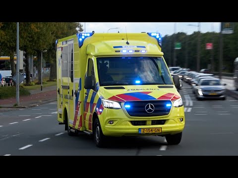 [Primeur & Auto gaat niet aan de kant] A1, C. Miesen Ambulance 01-114 Winschoten naar het UMCG
