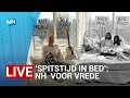 LIVE ? 'Spitstijd in bed': NH voor vrede