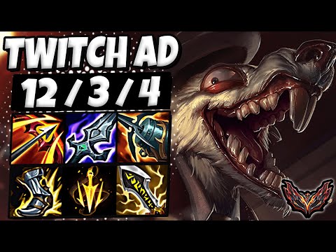 Twitch vs Ezreal [ ADC ] Lol Korea Grandmaster Patch 12.21 ✅