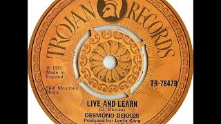 DESMOND DEKKER - Live and learn