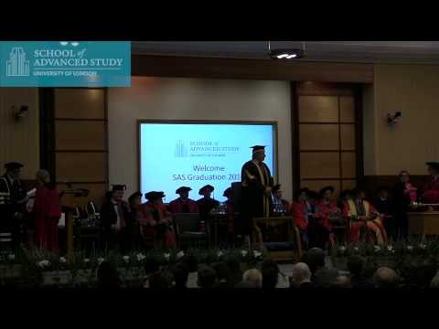 School of Advanced Study, 2014 Graduation Ceremony