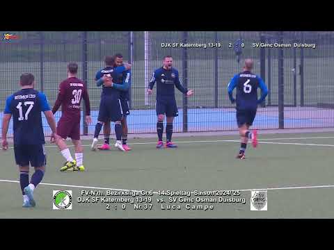 2024 11 10 FV N'rh 2024 25 BZ Liga Gr 6 SP14 DJK SF Katernberg 13 19 vs  SV Genc Osman Duisburg