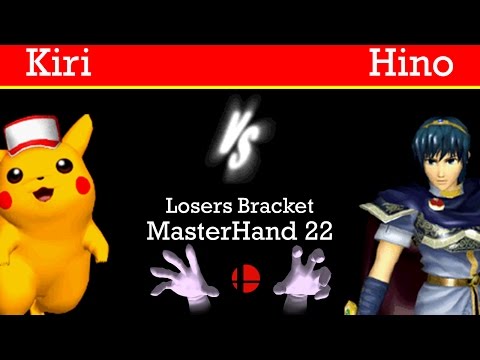 MasterHand 22 Losers Bracket - Kiri(Pikachu) vs. Hino(Marth)
