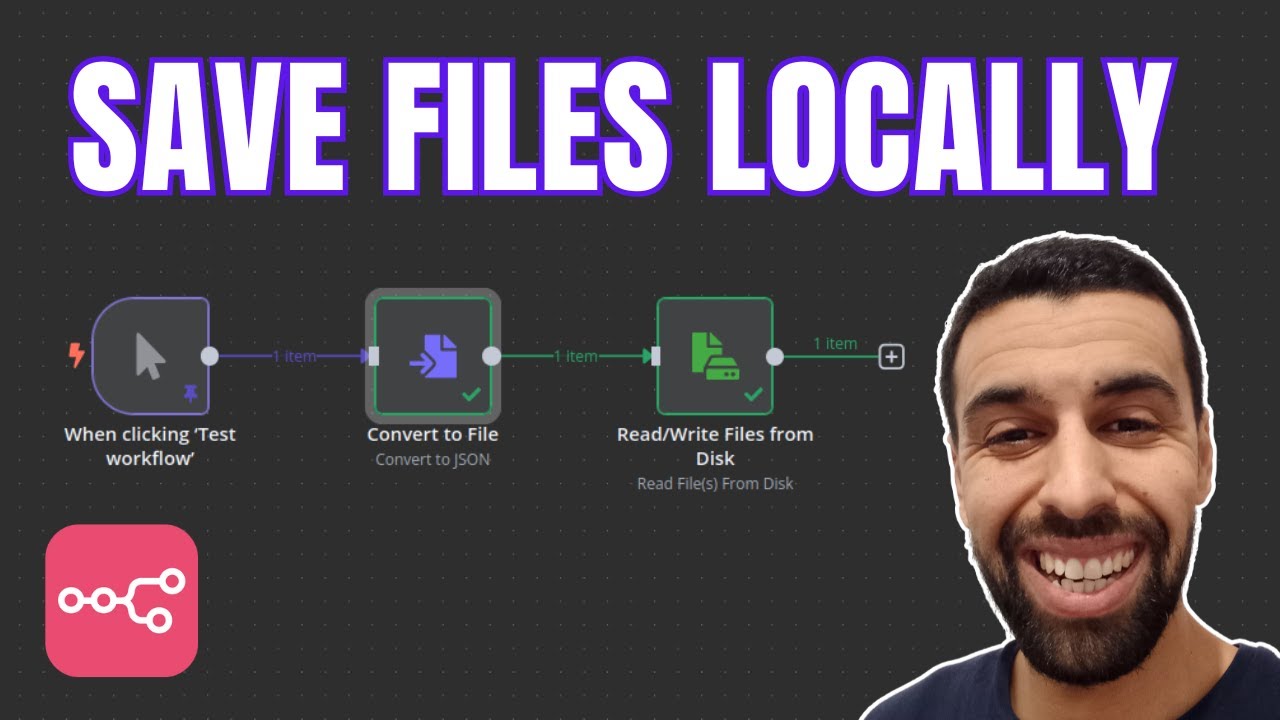How to Load and Save Files to your Local System from N8N