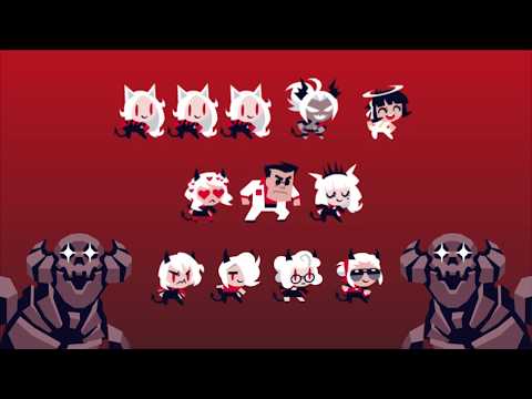 Helltaker mini-characters animation