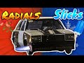Charlie Brown gets setup to run “Limited” 28’s at Turkey Bash 2024… on a radial!