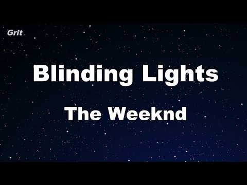 Karaoke♬ Blinding Lights - The Weeknd 【No Guide Melody】 Instrumental