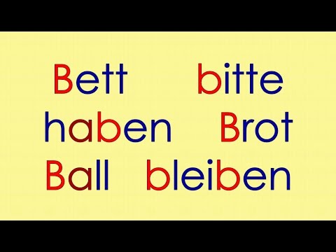 Deutsch Alphabet 1: A B C D
