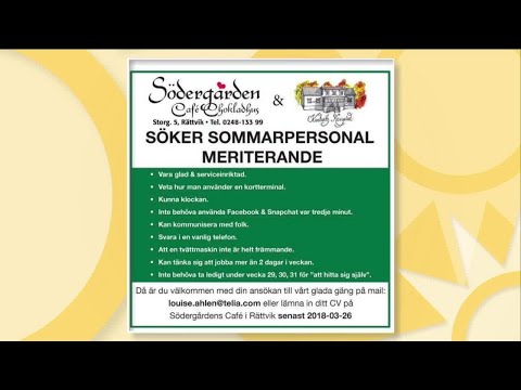 Kaféägare söker sommarjobbare – som kan klockan - Nyhetsmorgon (TV4)