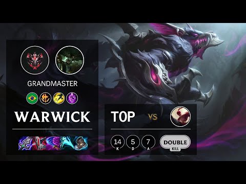 Warwick Top vs Lee Sin - BR Grandmaster Patch 11.17