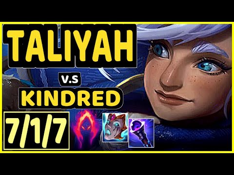 KIREI (TALIYAH) vs KINDRED - 7/1/7 KDA JUNGLE CHALLENGER GAMEPLAY - EUW