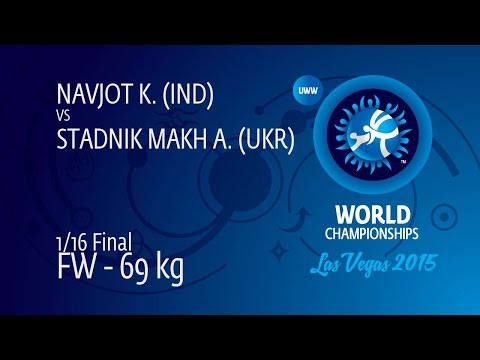 1/16 FW - 69 kg: A. STADNIK MAKH (UKR) df. K. NAVJOT (IND), 8-0