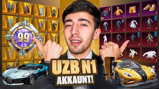 UZB N1 AKKAUNT OBZORI 😱 PUBG MOBILE!!!