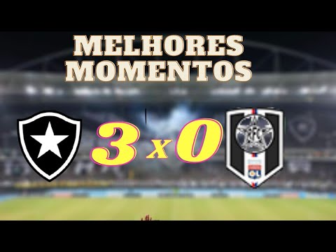 MELHORES MOMENTOS BOTAFOGO 3X0 RESENDE!