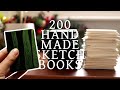 Making 200 Mini Sketchbooks Artist Vlog Ad